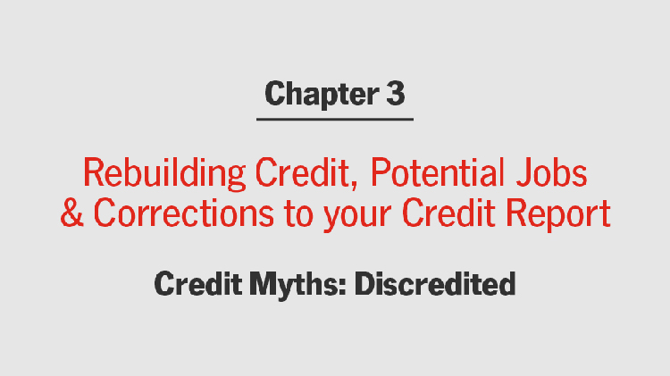 How to rebuild credit