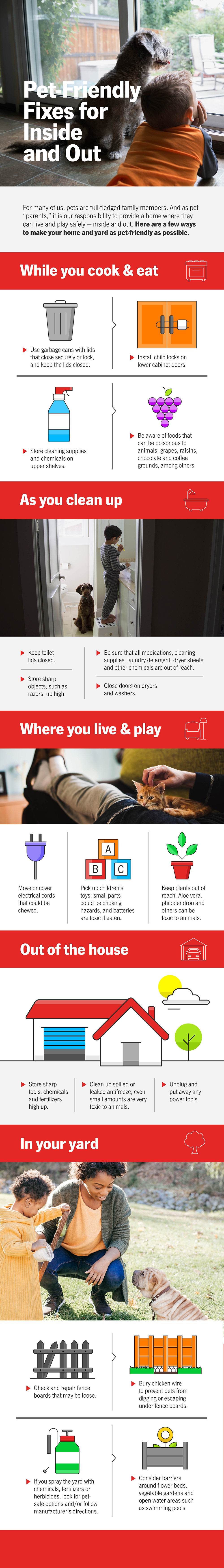 infographic Pet Friendly Fixes for Inside and Out